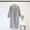 Gray, variant on Cxenplz Cotton Nightgowns for Women Summer Short Sleeve Button Loose Sleep Dress Gowns Sleepwear