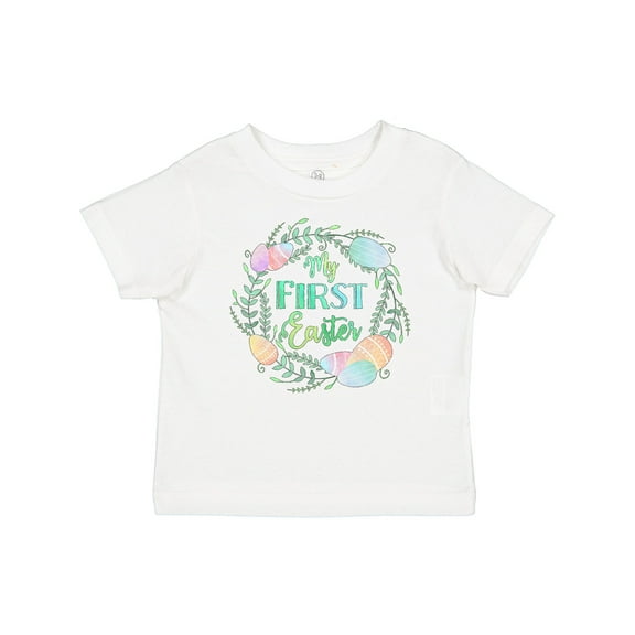 Inktastic My First Easter Pastel Colored Wreath Boys or Girls Baby T-Shirt