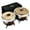 Antique finish, variant on Eastar Bongo Drums 6” and 7” Wood Percussion Instrument Bongos for Kids Adults Beginners Natural Finish, EBO-1