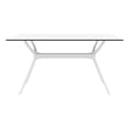 thumbnail image 2 of Compamia Siesta Air Table à Manger de 55 Pieds avec Dessus Laminé Compact en HPL, Blanc (1 Unité), 2 of 5