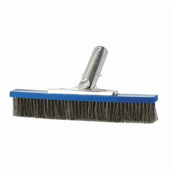 Jed Pool Tools Pool Brush,Al,Blue/Stainless Steel,10" L 70-274