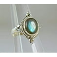thumbnail image 5 of Navya Craft Labradorite Oval 925 Sterling Silver Handmade Women Statement Ring Size 5.0, 5 of 5