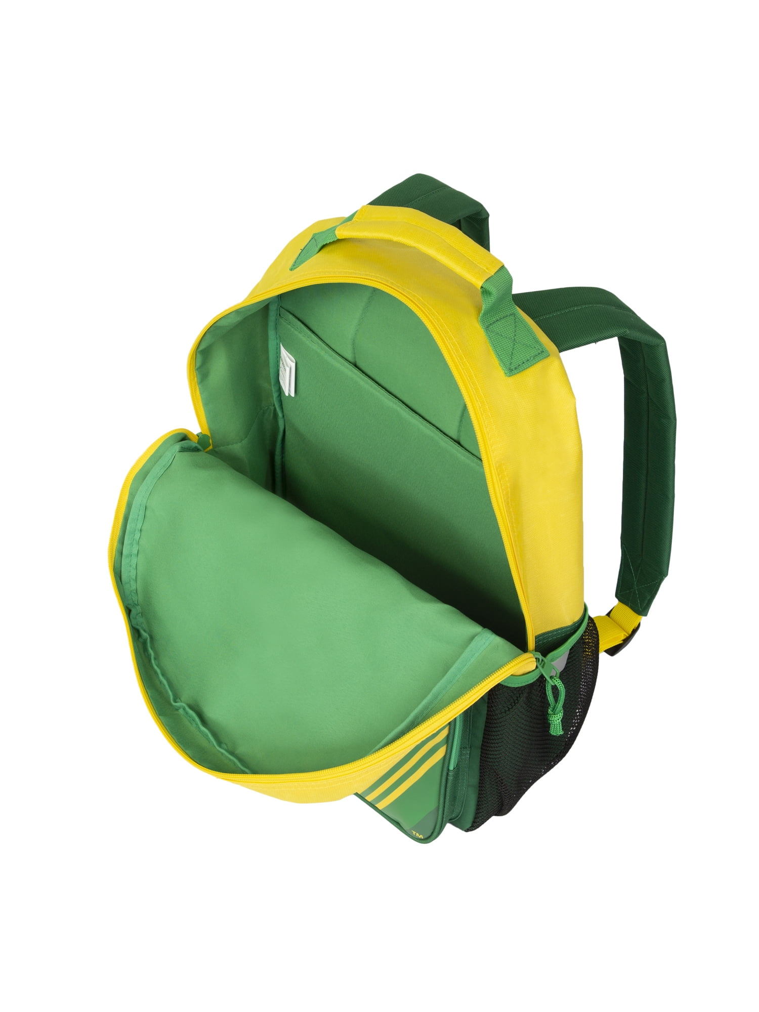 Crayola Crayons of Fun Unisex All over Print Nylon Backpack 18" x 12" x 15", Yellow Multi-Color