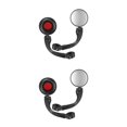 thumbnail image 4 of Guardoinrt Road Mountain Bicycles Handlebar Rearview Rotating Rear View Mirrors Security Outdoor Back Sight Reflector Supply Black 2Set, 4 of 6