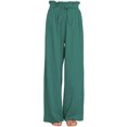 thumbnail image 1 of Sunloudy Pantalones casuales de pierna ancha para mujer, pantalones sueltos de longitud completa de cintura media atados de color sólido para damas, S / M / L / XL / XXL Sunloudy  S M L XL XXL, 1 of 7