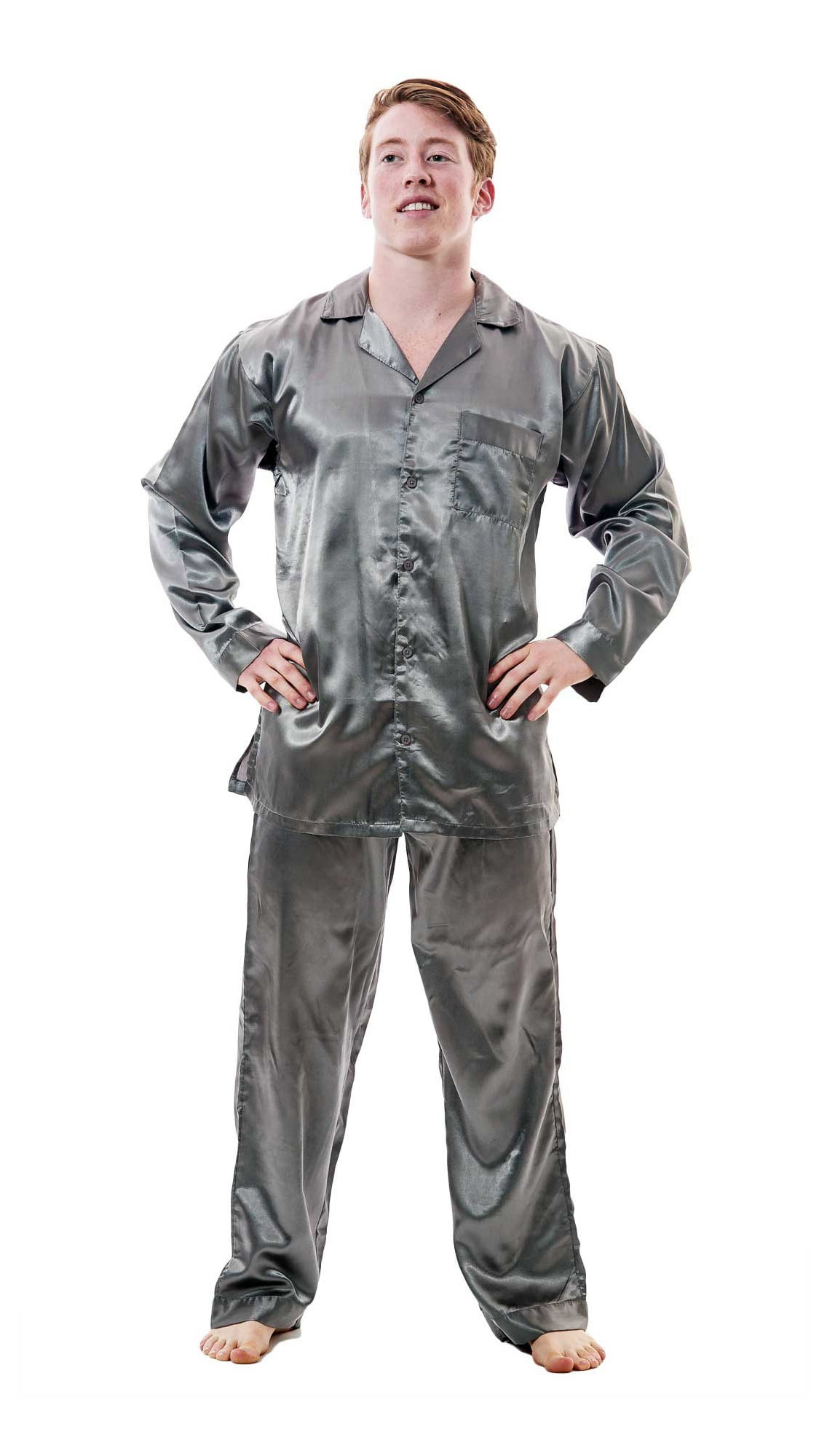 Up2date Fashion's Men's Satin Pajamas - Walmart.com