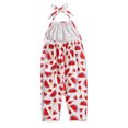thumbnail image 4 of Holloyiver Toddler Baby Girls Summer Jumpsuit Kid Cute BacklessHarem StrapRomper Jumpsuit One-Piece Pants, 4 of 9