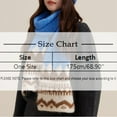 thumbnail image 3 of CYSFASHION Winter Scarf for Women Soft Neck Wramers Unisex Feel Blanket Winter Fashion Womens Scarves Blue, 3 of 8