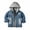 Blue, variant on NAISIBABY Boys Hooded Denim Jacket,Fake Layered Boys Girls Casual Outerwear for Fall Winter Blue Size 70