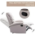 UToBe Manual Recliner Chairs for Adults, Lazy Boy Recliner Chair, PU