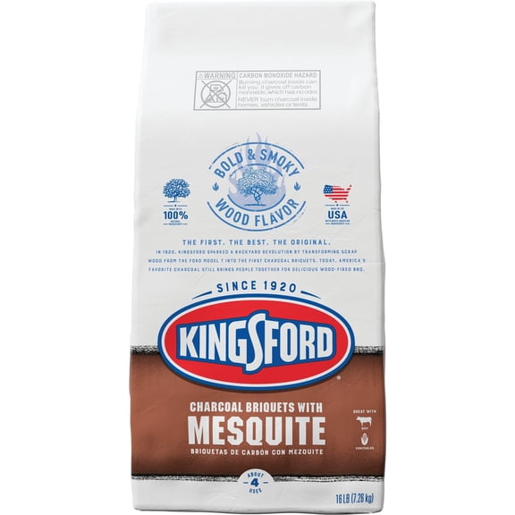 Unbranded Original  Briquettes with Mesquite, BBQ  for Grilling - 16 Pounds — Residential Use, Standard Application