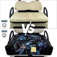 thumbnail image 6 of Yuyamidu Blue Dragonfly Golf Cart Seat Covers Flowers Golf Cart Seat Towel Blanket with 4 Front Pockets, Fit Club Car and More 2 Person Seats Golf Cart, 6 of 8