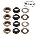 thumbnail image 1 of 20pcs 12mm Inside Diameter Round Bronze Eyelets Grommets Metal Eyelets Shoes Clothes Leather Crafts, 1 of 2
