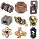 thumbnail image 1 of Rompecabezas de metal Wettarn, 9 unidades, para adultos, 1 of 6