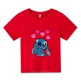 thumbnail image 3 of Camiseta de algodón con dibujos animados divertidos de Lilo Stitch para niños, ropa de manga corta con estampado Y2k, ropa de calle para bebés, 3 of 5