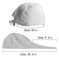 thumbnail image 5 of Sombrero de enfermera con estampado navideño abotonado, sombrero unisex para el cuidado del cabello 4pcs// kaili Sencillez, 5 of 5