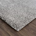 thumbnail image 4 of Hauteloom Heavenly Solid Shag Runner Rug for Bedroom Hallway Entryway - High Pile Fluffy Long Carpet - Soft Shaggy Cozy Plush Rug - Grey, Light Gray - 2'7" x 7'3", 4 of 13