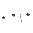 thumbnail image 5 of 100 Pairs Flat Ear Pin Studs Earring Posts with Back Jewelry Making Supplies , Black, as described, 5 of 10