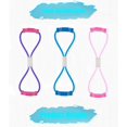 thumbnail image 3 of 8 Word Resistance Set Yoga Pilates Exercise Fitness Tube Workout Bands, 3 of 5