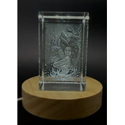Nanshe 3D Engraved Crystal 3D Engraved Crystal Keepsake/Gift/Decor/Collectible/Souvenir