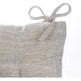 thumbnail image 3 of The Gripper Non-Slip Rocking Chair Cushion Set with Thick Padding and Tufted Design, Includes Seat Pad & Back Pillow with Ties, 17x17 Inches, 2 Piece Set, Gray, 3 of 3