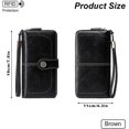 thumbnail image 2 of Cartera para pasaporte de viaje YONGSHENG con bloqueo RFID negro, 2 of 5
