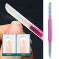 thumbnail image 2 of Nail File Glass Double Manicure Stick Cuticle Pusher Nail Care Tool Trimmer for Women, 2 of 7