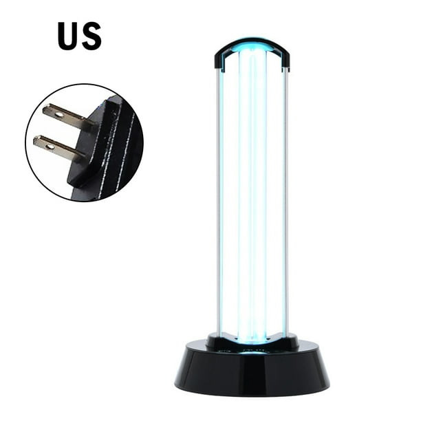 Lámpara UV de 40W Control remoto inteligente de detección del cuerpo humano 254nm Luz UV de cuarzo Enchufe de EE. UU. Negro AweSitey HA4877-01B