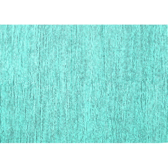 Ahgly Company Indoor Rectangle Abstract Turquoise Blue Contemporary Area Rugs, 8' x 12'