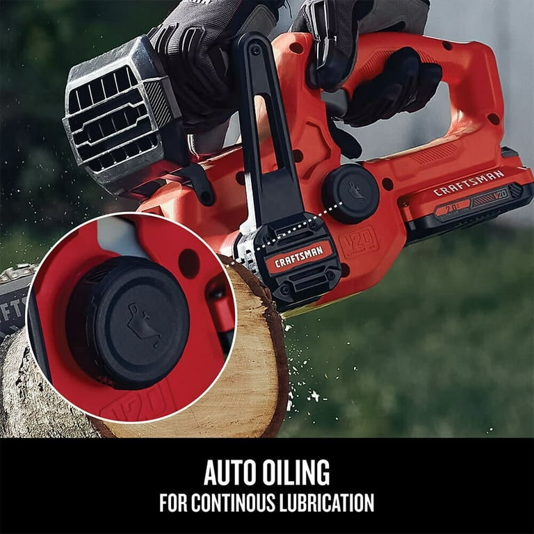 Craftsman 10 in. 20V Max Cordless Lithium Chainsaw Kit with Charging Power Battery Charger Included Walmart