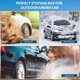 thumbnail image 4 of Caja Magnética Para Llaves, 2 Imanes Fuertes, Hebillas De Seguridad A Prueba De Agua Y Viento, Organizador De Herramientas Debajo Del Coche Para Localizadores De Unidades USB, 4 of 7
