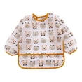 thumbnail image 1 of Baberos Para Bebés Y Niños, Babero Impermeable De Manga Larga Para Alimentación Con Bolsillo, Baberos Para Bebés Noticed AP006803-06, 1 of 1