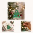 thumbnail image 4 of Mini Christmas Tree Ornament Hanging Decoration Cute Polyester Holiday Pendant for Window Home Wreath Decor, 4 of 7