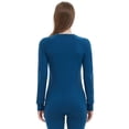 thumbnail image 2 of Women 100% Merino Wool Base Layer Tops For Ski Midweight Thermal Underwear Long Sleeve Shirts, 2 of 7