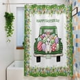 thumbnail image 3 of Spring Easter Shower Curtain Set, Waterproof Shower Curtains for Bathroom, Easter Eggs Bunny Truck Botanical Watercolor Washable Fabric Bath Curtain for Bathtub Decoration with Hooks 66x72 Inches, 3 of 9