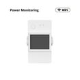 thumbnail image 3 of SONOFF POWR316D Smart Power Meter Switch with 16A Max Load LCD Screen 6-Month Historical Data Hold Overload Protection Push Notification Support Voice/LAN Control, 3 of 9