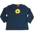 thumbnail image 3 of Celeb Kids - Little Girls Long Sleeve Top 37689-4T (navy daisy), 3 of 3