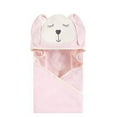 thumbnail image 2 of Hudson Baby Animal Face Hooded Towel, Red Penguin, 33x33 inches, Single Piece, 2 of 2