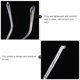 thumbnail image 4 of WORGEOUS 1 par de gafas universales, patillas de repuesto, gafas de moda, patas de brazos de Metal, 4 of 4