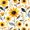 White Watercolor Sunflowers, variant on FORMRS 1-Subject Spiral Notebook 8" x 5" College Ruled 60 Refillable Sheet, White Watercolor Sunflowers