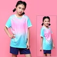 thumbnail image 2 of Hrsba Children's Outfit Set Boys and Girls Short Sleeve Top and Shorts Outfit Set, 2 of 4