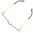 thumbnail image 2 of 1pc Fashion Pc Sunglasses Fashion And Creative Sunglasses Outdoor Sunshades Glasses(green), 2 of 3