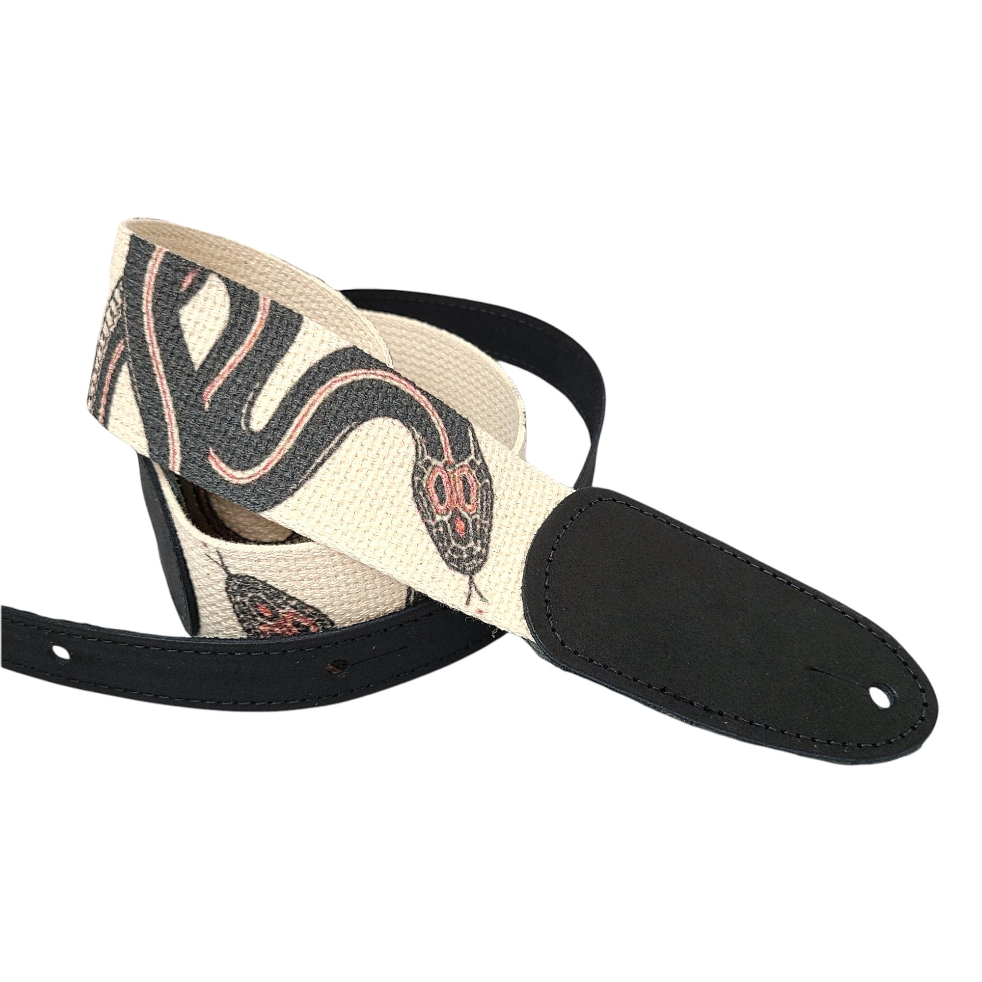 Henry Heller David Hale Print Series Guitar Strap Snake Design