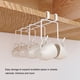 thumbnail image 5 of Naiovety Estante para tazas de café montado en la pared para el hogar, comedor, cocina, colgante para taza de té y bebidas, soporte de vidrio, Almacenamiento y organización del hogar Blanco, 5 of 6
