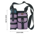 thumbnail image 2 of Crossbody Water Bottle Bag - Crossbody Water Bottle Sling with Adjustable Shoulder Straps - Multiple Ways to Wear - Convenient for Gym, Outdoors, Hiking, Festivals, 2 of 4