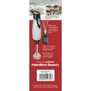 Hamilton Beach 2-Speed Hand Blender with Whisk Attachment, New, 59762F