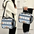 thumbnail image 5 of Fishes Kellegs Rudders Cartoon Insulated Lunch Bag Portable Cooler Bag Mommy Bag Large Capacity 6L, 5 of 9