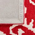 thumbnail image 6 of SAFAVIEH Wyndham Dzvonko Southwestern Wool Area Rug, Red/Ivory, 4' x 6', 6 of 10
