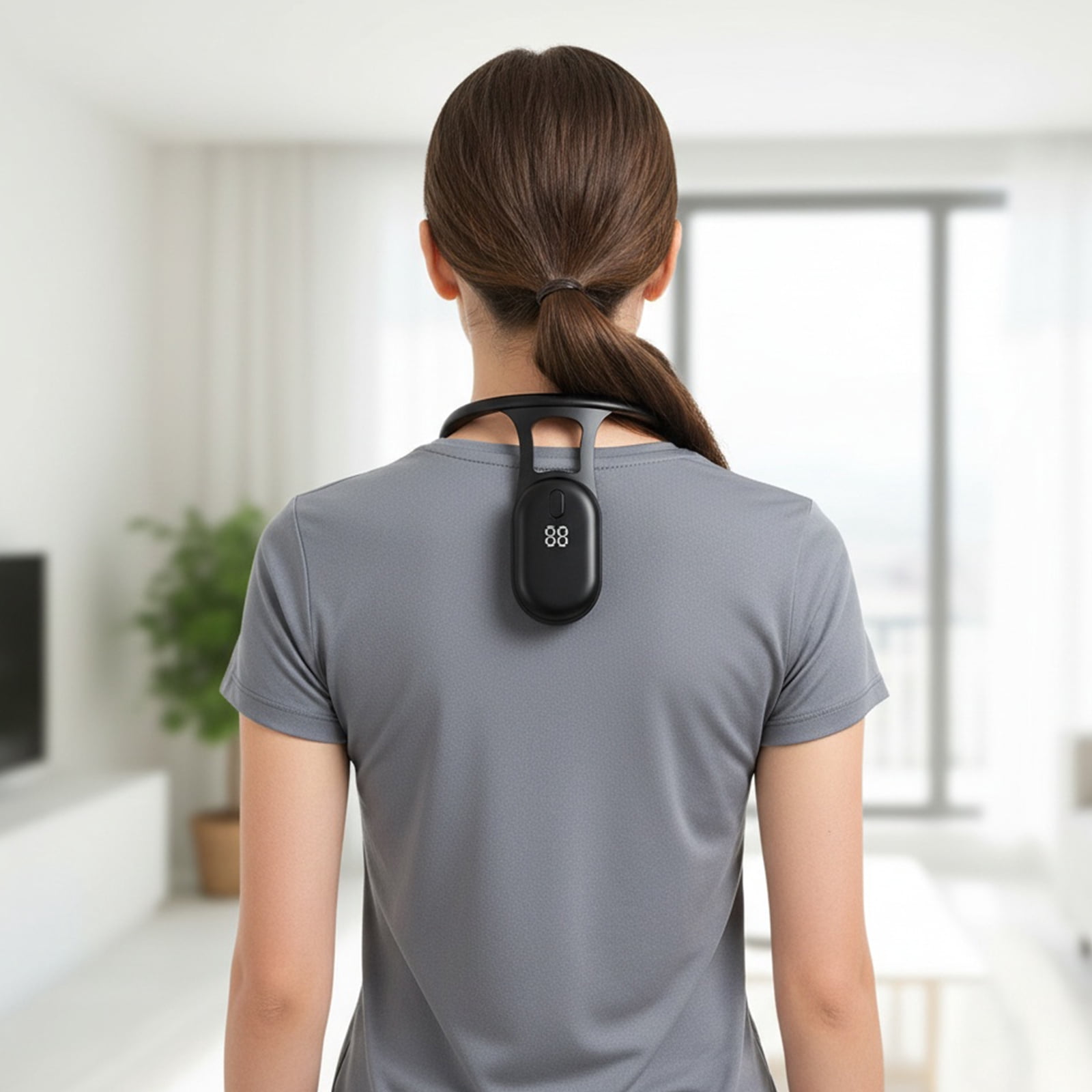 HUISZJ Smart Posture Corrector, Intelligent Posture Trainer with Vibration Reminder Intelligent, Posture Trainer Realtime Scientific Monitoring for Party Birthday Gift