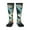 2 Black-1, variant on Red And Blue Flame Wave Dragon Print Thigh High Socks Extra Long Stretchy Sock Women Over Knee High Opaque Stocking Daily Wear